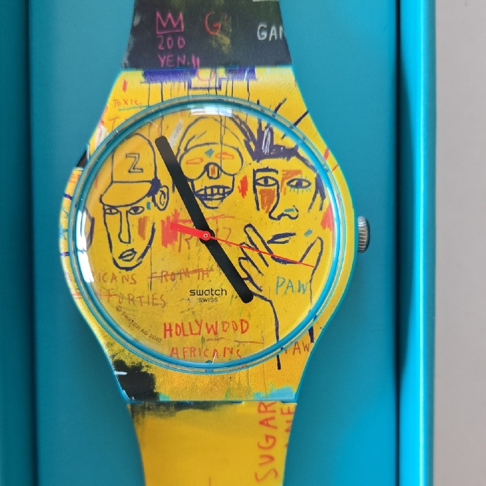 Swatch Jean-Michel Basquiat Multicolor Artistic Watch